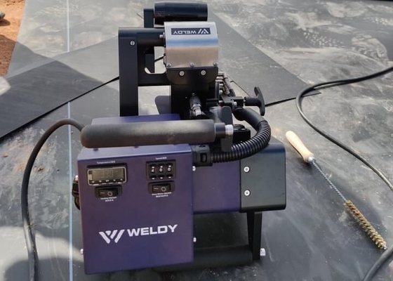 Weldy WGW300 Geomembrane ওয়েল্ড সীম সিলিং মেশিন 1750W 0.5 -3.0MM সহ
