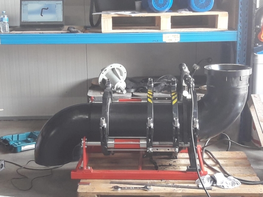 0-6.3mpa হাইড্রোলিক বাট ফিউশন ওয়েল্ডিং মেশিন লাল / কাস্টমাইজড