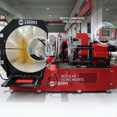 CNC 1600MM Saddle Fitting Fabrication Machine Automatic Branch Saddle 380V Twin Station CE