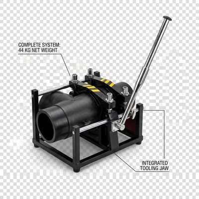 HDPE Pipe Manual Fusion Welder 160mm 220V Portable 44KG