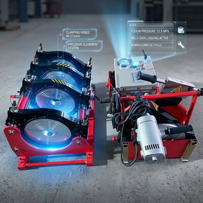 2 Inch PE Pipe Butt Welder Machine | Low Noise Manual Fusion