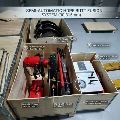 2 Inch PE Pipe Butt Welder Machine | Low Noise Manual Fusion