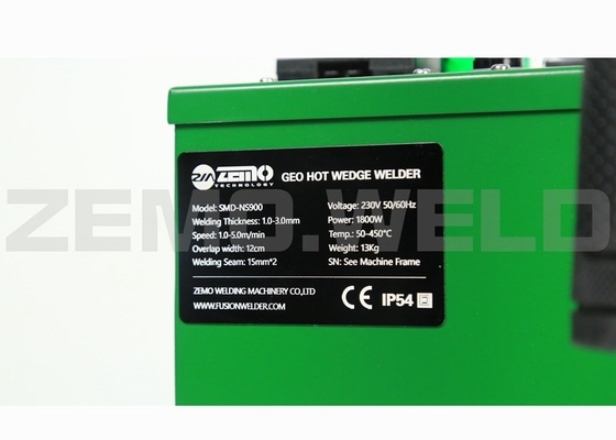 1800W 230V জিওমেমব্রেন ওয়েল্ডিং মেশিন HDPE LDPE PVC EVA ওয়েল্ডিংয়ের জন্য