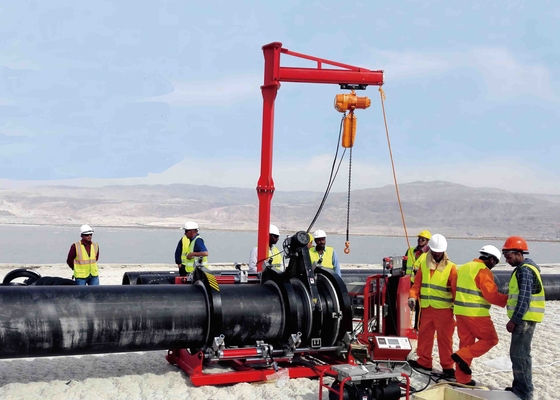 380V 36''IPS HDPE থার্মোফিউশন মেশিন 1360KG সেমি অটোমেটিক