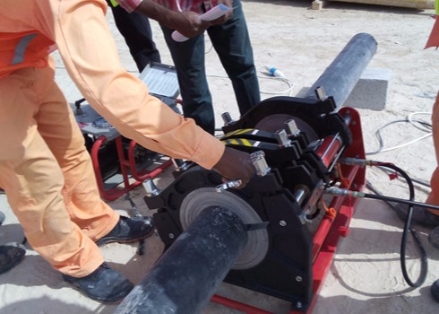 315MM হাইড্রোলিক বাট ফিউশন ওয়েল্ডিং মেশিন থার্মোফিউশন PVDF