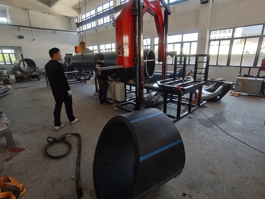 SJC315 PE পাইপ ব্যান্ড স 90MM-315MM মাল্টি অ্যাঙ্গেল অ্যাডজাস্টেবল লাইনের গতি